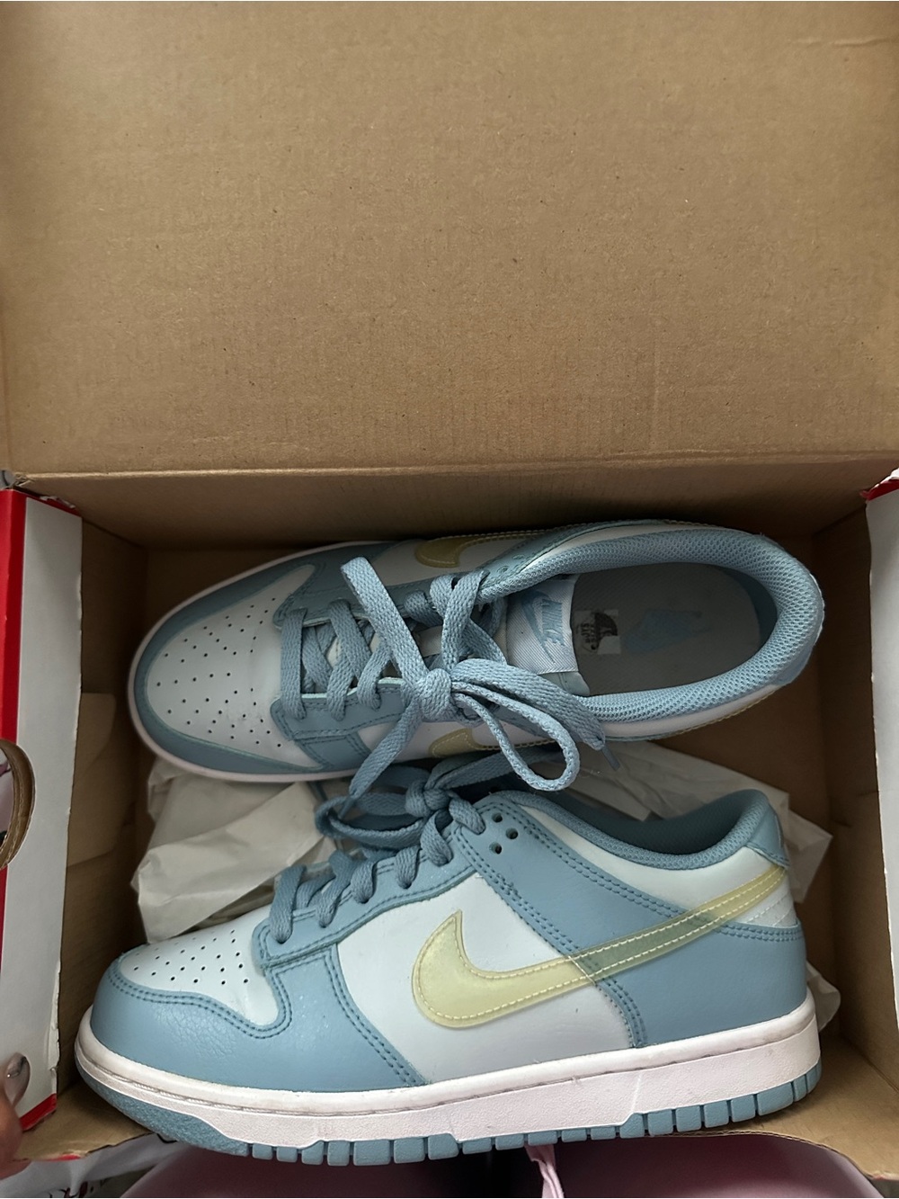 Nike Dunk low “Aura clear/ blue”